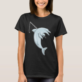 Dolphin Fisher Angelrute T-Shirt