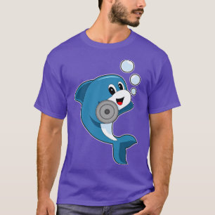 Dolphin Fitness Dumbell Sports T-Shirt