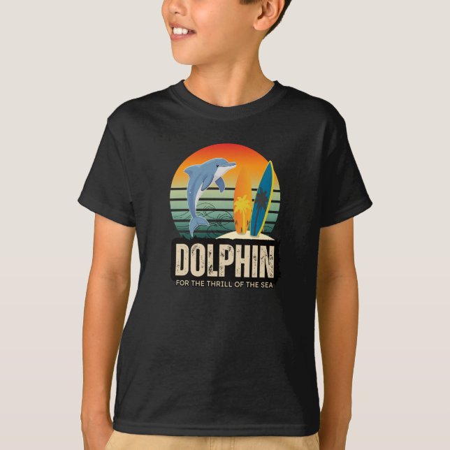 Dolphin, für den Nervenkitzel des Meeres T-Shirt (Vorderseite)