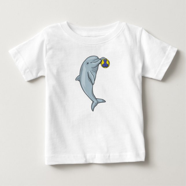 Dolphin Handball Handball Handball Baby T-shirt (Vorderseite)