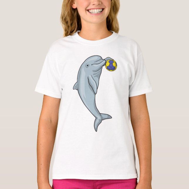 Dolphin Handball Handball Handball T-Shirt (Vorderseite)