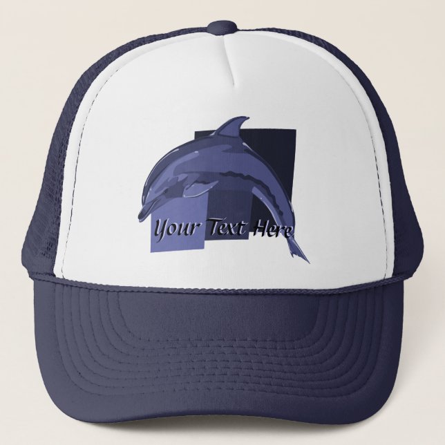 Dolphin Hat Truckerkappe (Vorderseite)
