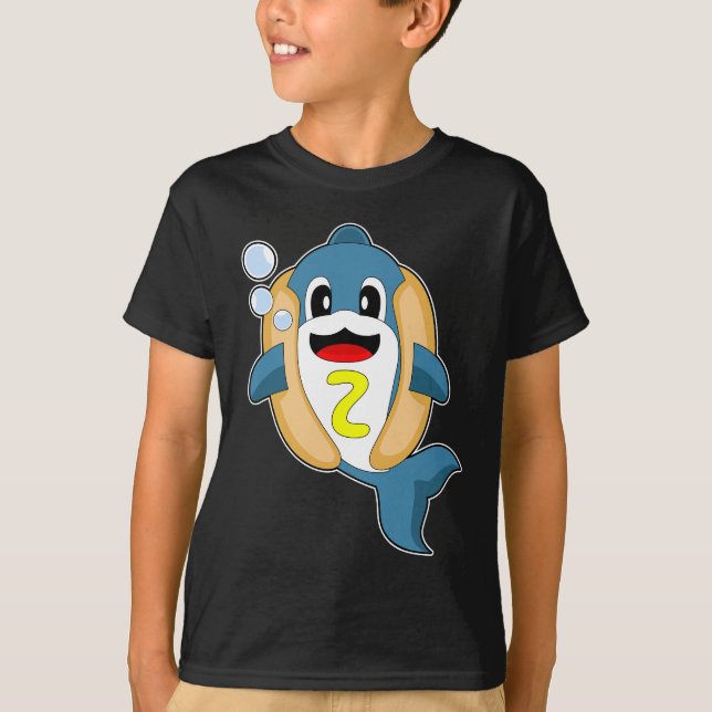 Dolphin Hotdog T-Shirt (Vorderseite)