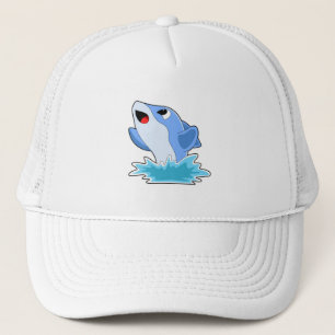 Dolphin im Wasser Truckerkappe