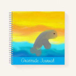 Dolphin in Flight Dankesblatt Notizbuch