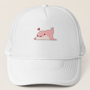 Dolphin in Liebe mit dem Herzen Truckerkappe