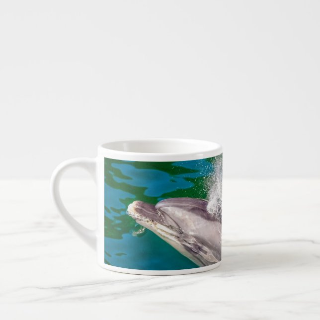 Dolphin in Milford Sound, Neuseeland Espressotasse (Links)