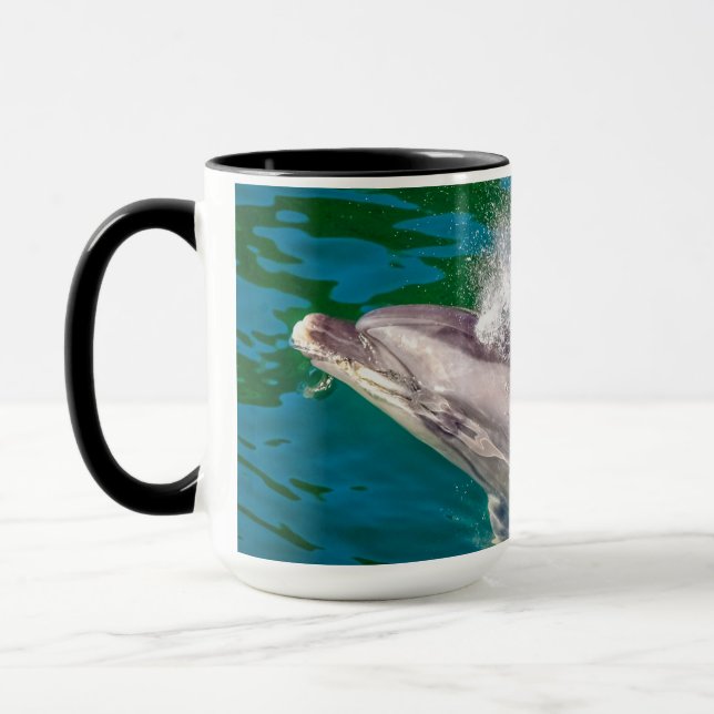 Dolphin in Milford Sound, Neuseeland Tasse (Links)