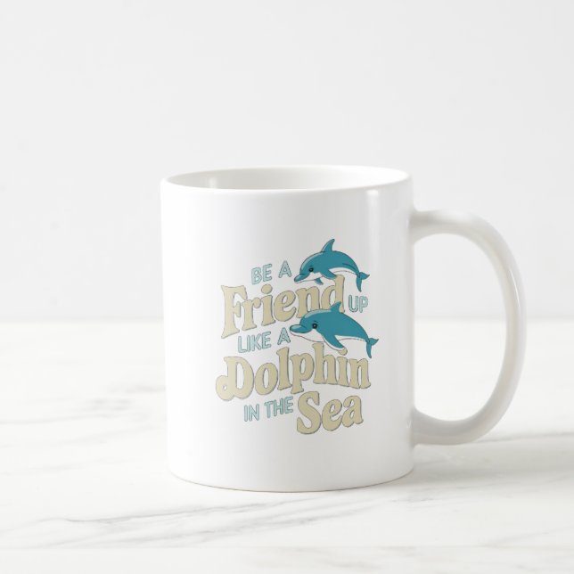 Dolphin Intelligence Kaffeetasse (Rechts)