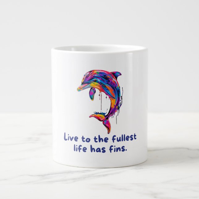 Dolphin Jumbo-Tasse (Vorderseite)