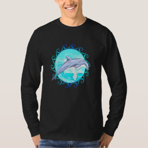Dolphin Jumping Ocean Conservation Sea Life T-Shirt