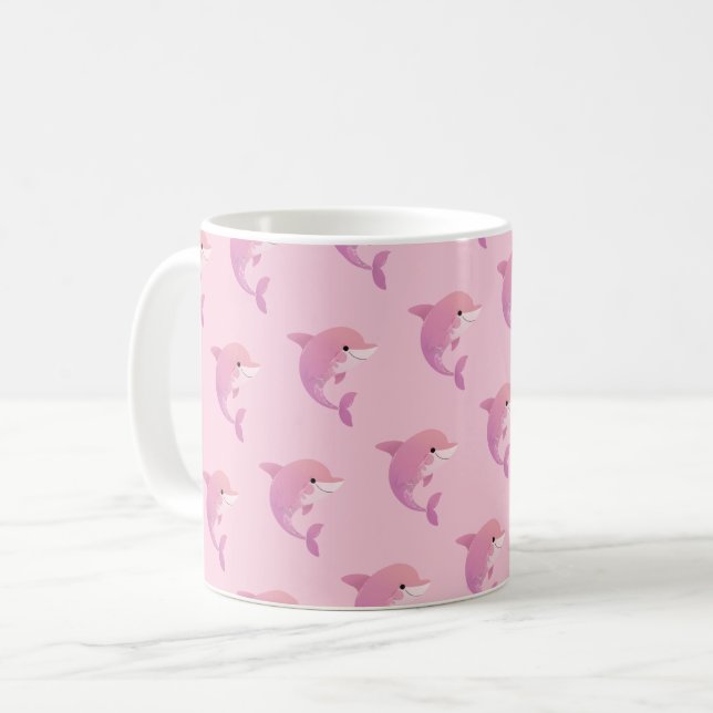 Dolphin Kaffeetasse (Vorderseite Links)