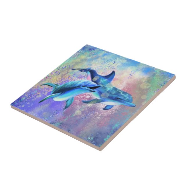 Dolphin Keramik Tile Fliese (Seite)