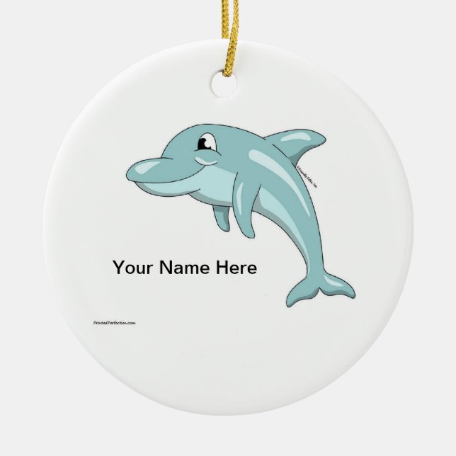 Dolphin Keramikornament (Vorne)