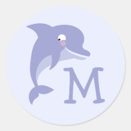 Dolphin Kid's Aufkleber für den Niedlichen Umschla