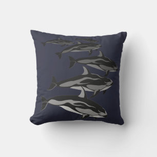 Dolphin Kissen Weiße Seite Dolphin-Kissen Kissen