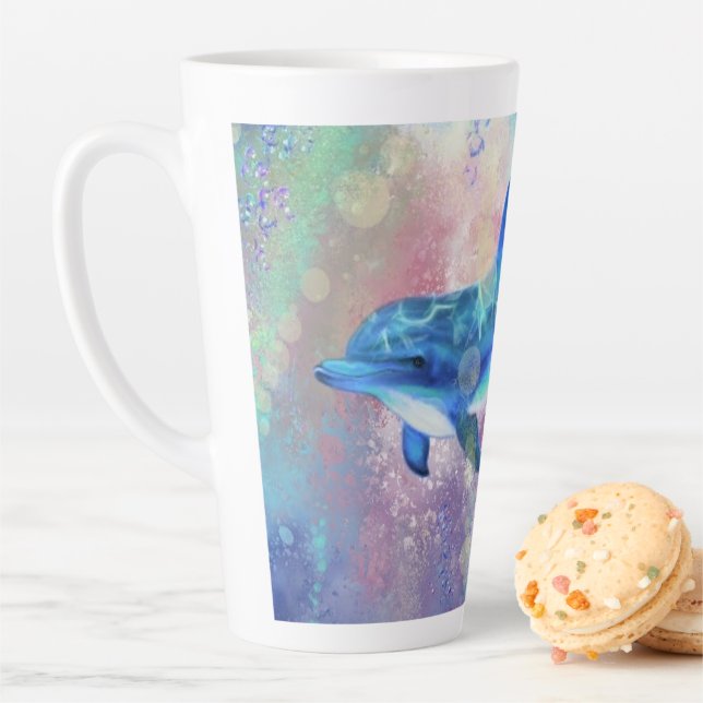 Dolphin Latte Tasse (Beispiel)