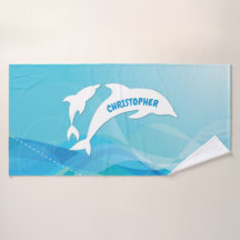 Dolphin Leaping im Ozean Personalisiert