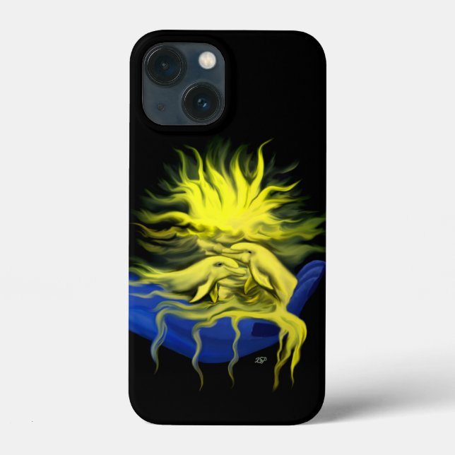 Dolphin-Liebe Case-Mate iPhone Hülle (Rückseite)
