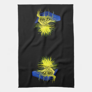 Dolphin-Liebe Küchentuch