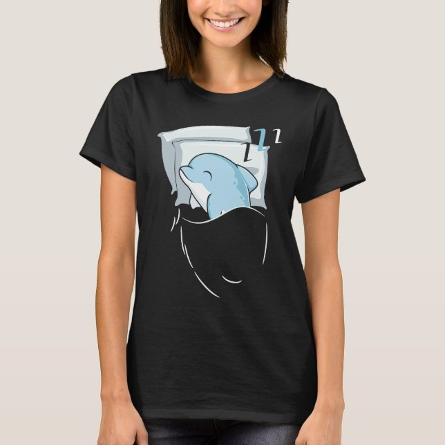 Dolphin Lover Marine Biology Underwater Animal 7 T-Shirt (Vorderseite)