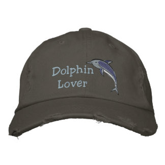 Dolphin Lover Ocean Sea Mammal Bestickte Baseballkappe