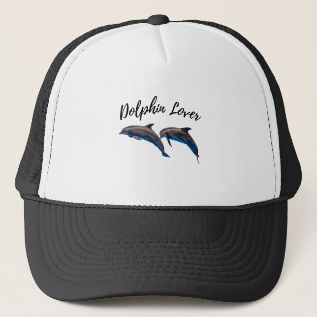 Dolphin Lover Truckerkappe (Vorderseite)