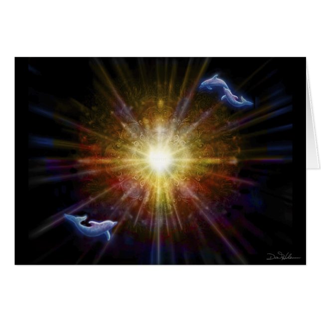 Dolphin Mandala (Vorderseite (Horizontal))