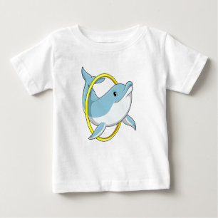 Dolphin mit Ring Baby T-shirt