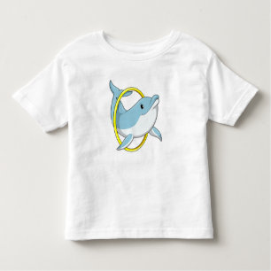 Dolphin mit Ring Kleinkind T-shirt