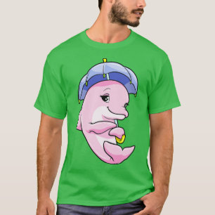 Dolphin mit Schirm T-Shirt