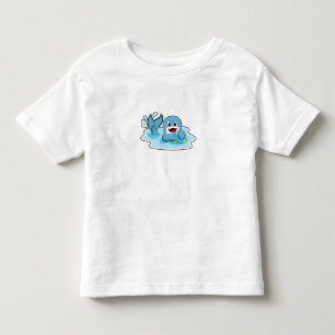 Dolphin mit Wasserpolo Kleinkind T-shirt
