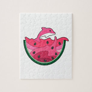 Dolphin mit Watermelon