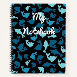 Dolphin-Notebook Notizbuch