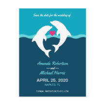 Dolphin Ocean Wedding rettet das Datum