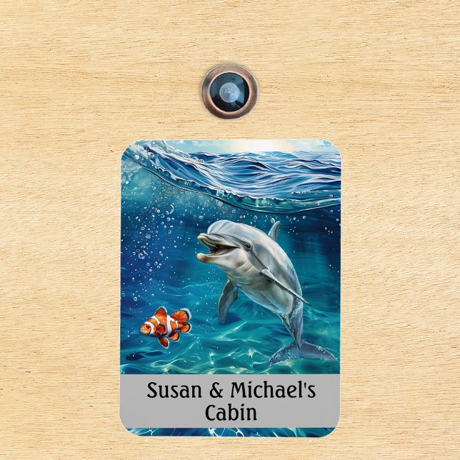 Dolphin Ozean Personalisiert Magnet (Von Creator hochgeladen)