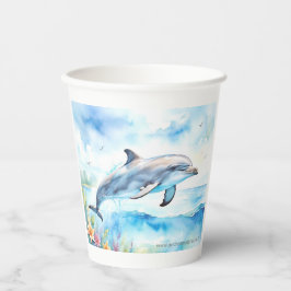 Dolphin Pappbecher
