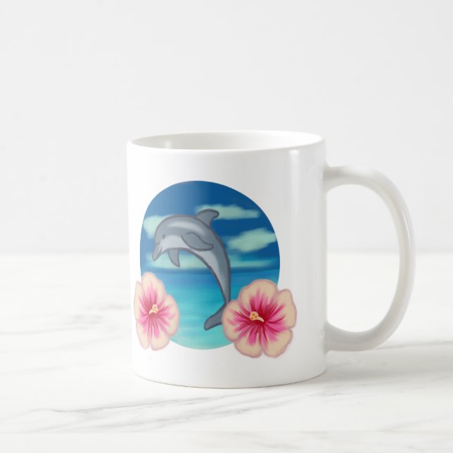 Dolphin Paradise Kaffeetasse (Rechts)