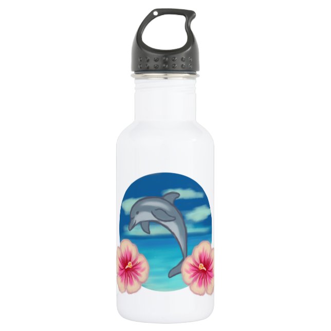 Dolphin Paradise Trinkflasche (Vorderseite)