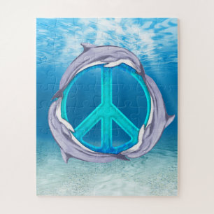 Dolphin Peace Symbol