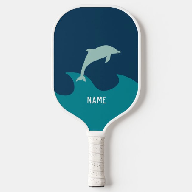 Dolphin Pickleball Paddle von Deb Jeffrey (Vorderseite)