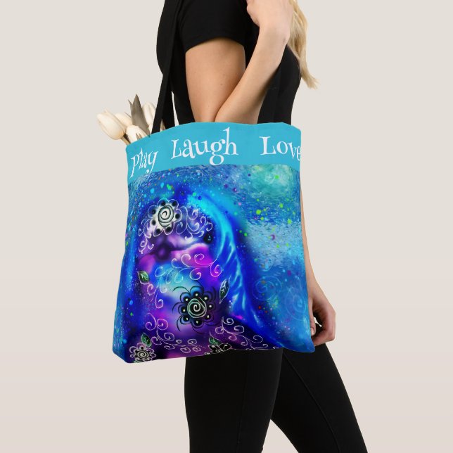 Dolphin Play Laugh Liebe Malerei Tasche (Von Nahem)