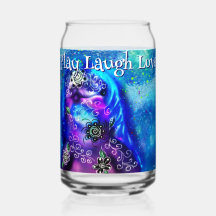 Dolphin Play Laugh Love Whimsical Painting Art