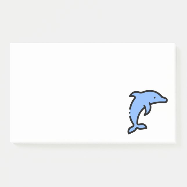 Dolphin Post-it Klebezettel (Vorderseite)
