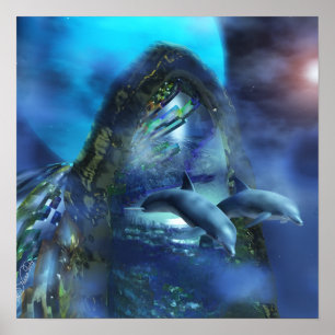 Dolphin-Poster Poster