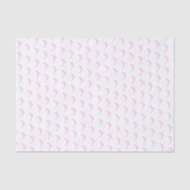 Dolphin-Preppy-sauberes, einfaches Meer Seidenpapier (Vorderseite)