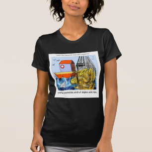 Dolphin-Safe Tuba Funny T-Shirt