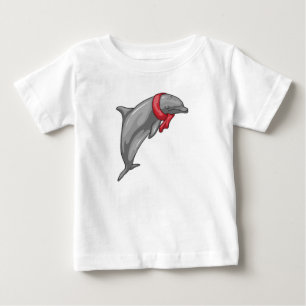 Dolphin Scarf Baby T-shirt