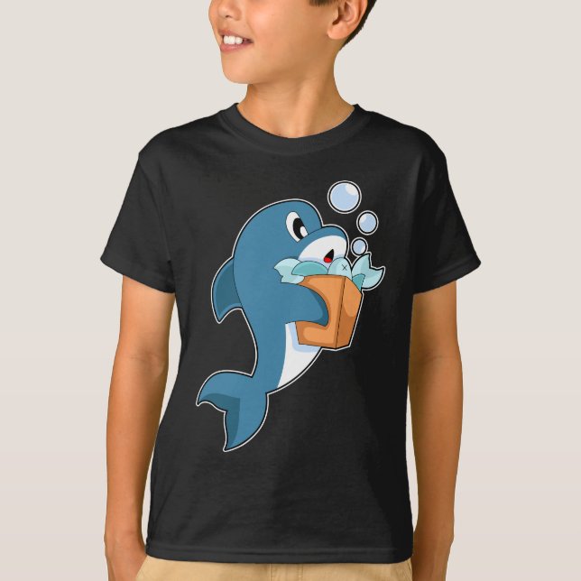 Dolphin Shopping bag Fisch T-Shirt (Vorderseite)