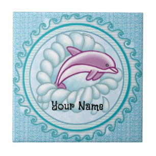 Dolphin Splash Fliese